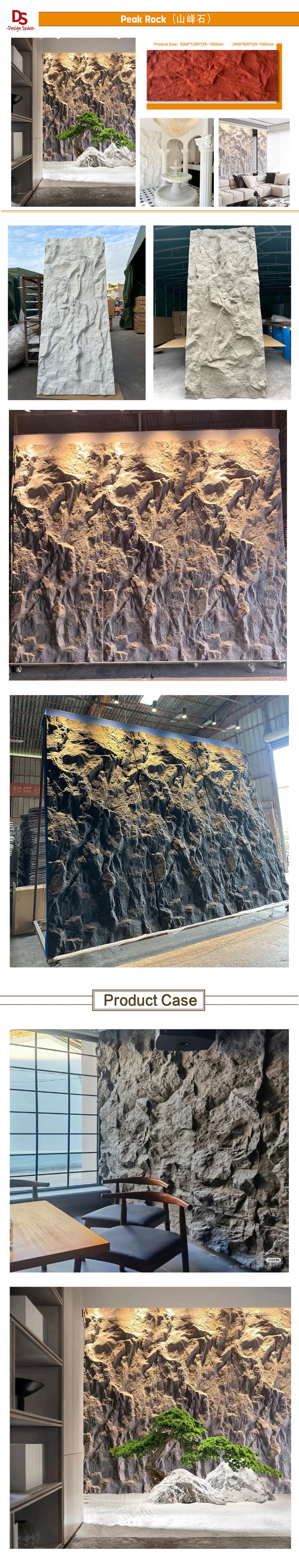 PU Mountain Peak Stone